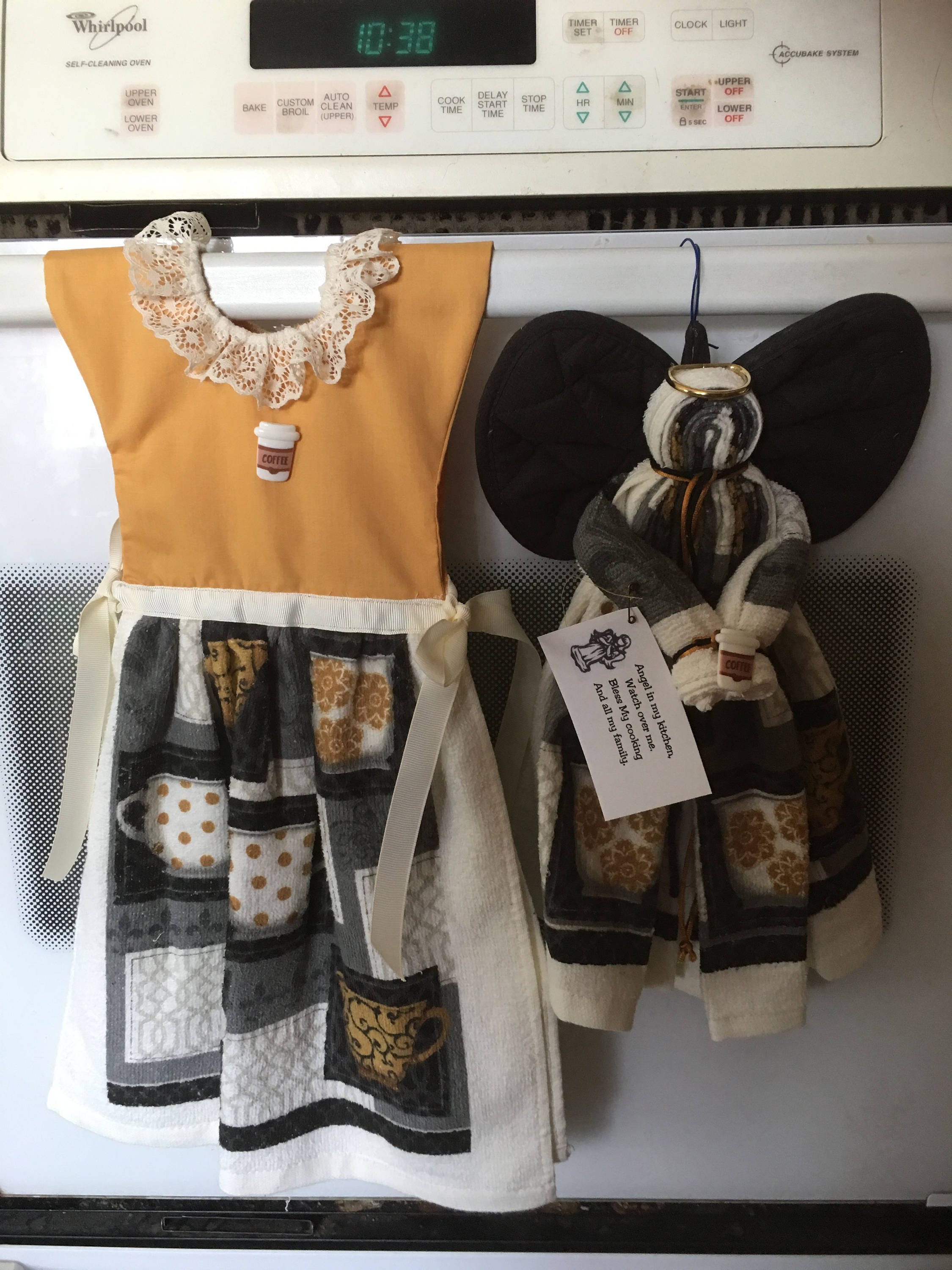 hanging kitchen towels set