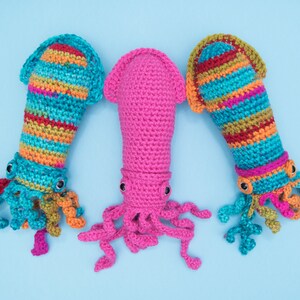 READY TO SHIP - Crochet Squid
