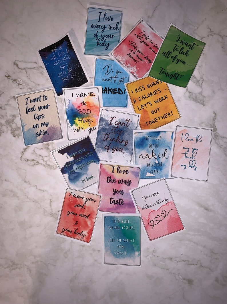 Notes d'amour | Notes de mallette | Notes de déjeuner | Notes pour les amoureux | Notes de la Saint-Valentin | Mini notes d'amour | Cartes d'amour | Notes d'amour pour adultes image 8