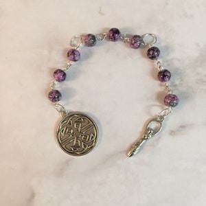 Pagan Prayer Beads | Celtic Prayer Beads | Spiral Goddess | Fertility Prayer Beads | Wicca Prayer Beads | Meditation Beads | Chakra Beads