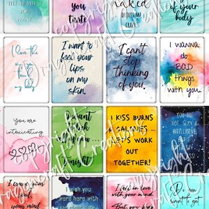 Notes d'amour | Notes de mallette | Notes de déjeuner | Notes pour les amoureux | Notes de la Saint-Valentin | Mini notes d'amour | Cartes d'amour | Notes d'amour pour adultes image 3