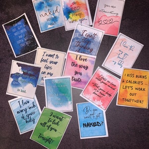 Notes d'amour | Notes de mallette | Notes de déjeuner | Notes pour les amoureux | Notes de la Saint-Valentin | Mini notes d'amour | Cartes d'amour | Notes d'amour pour adultes image 9