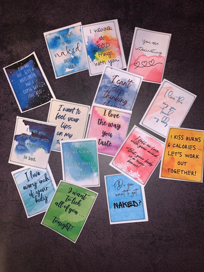 Notes d'amour | Notes de mallette | Notes de déjeuner | Notes pour les amoureux | Notes de la Saint-Valentin | Mini notes d'amour | Cartes d'amour | Notes d'amour pour adultes image 9