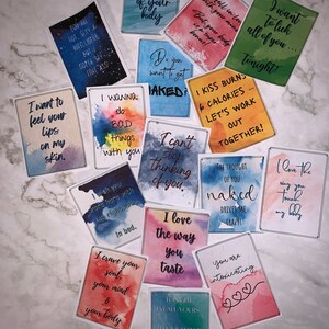 Notes d'amour | Notes de mallette | Notes de déjeuner | Notes pour les amoureux | Notes de la Saint-Valentin | Mini notes d'amour | Cartes d'amour | Notes d'amour pour adultes image 2