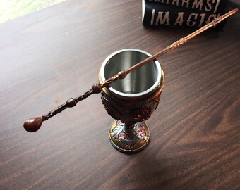 Magic Wand | Stained Wand | Cherry Wand | Witch Wand | Wicca Wand | Wizard Wand | Cosplay | Cosplay Wand | Cosplay Gift | Wood Wand | Wand