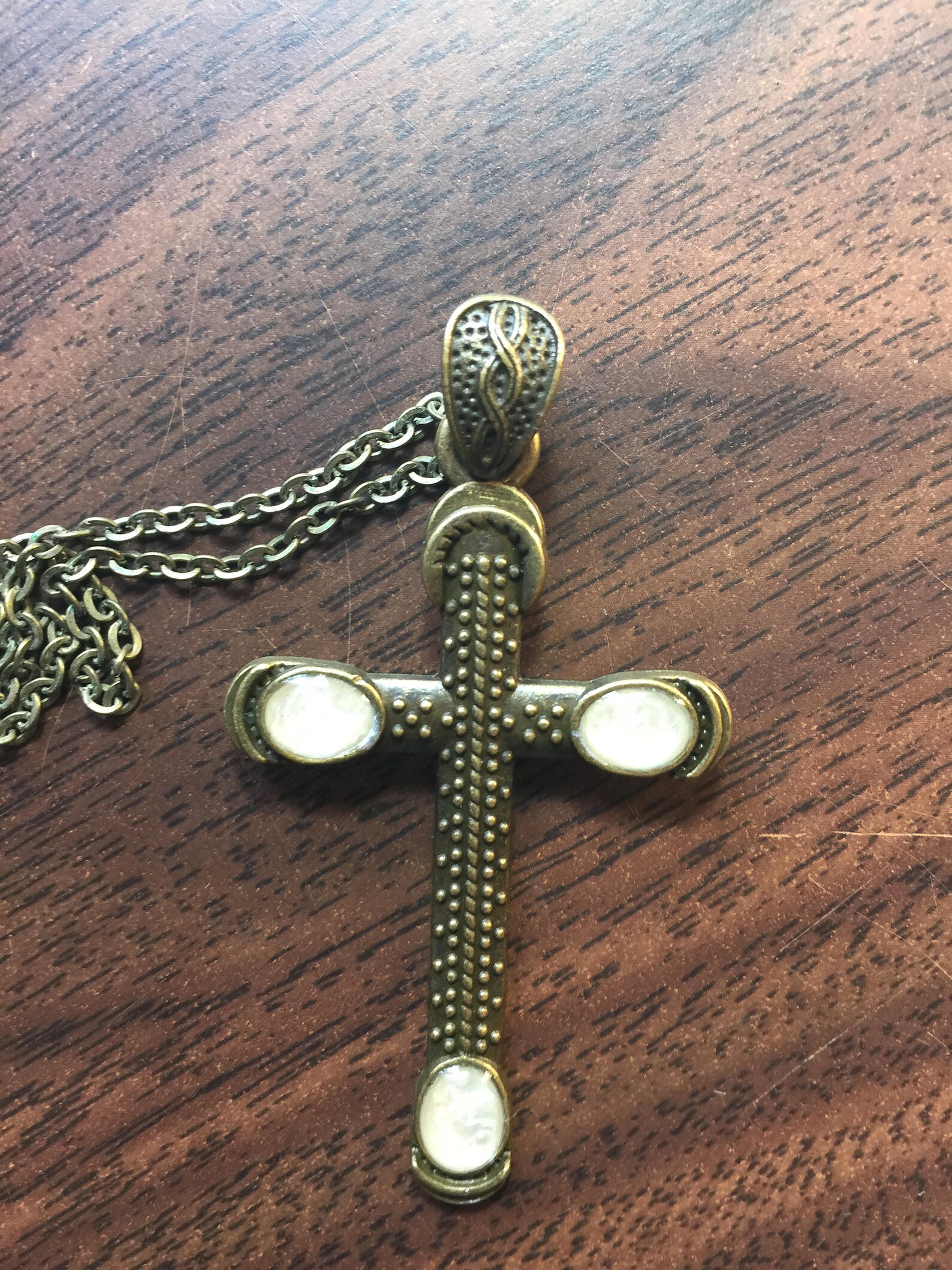 Cross Necklace Unique Cross Necklace Religious Gift Etsy