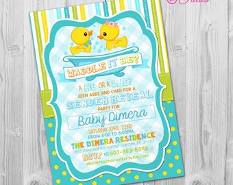 gender reveal invitation mickey or minnie mouse team pink or etsy