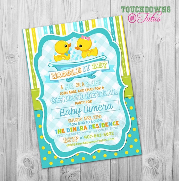 gender reveal ideas gender reveal invitation waddle it be rubber duck gender reveal party invitation printable baby reveal invites printable gender reveal party invitations