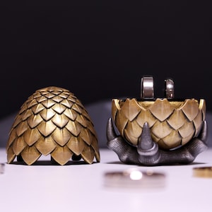 Dragon Egg Ring Box - Game of Thrones Engagement, Geeky Fantasy Proposal