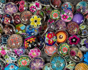 18mm charm set, 10 random snaps