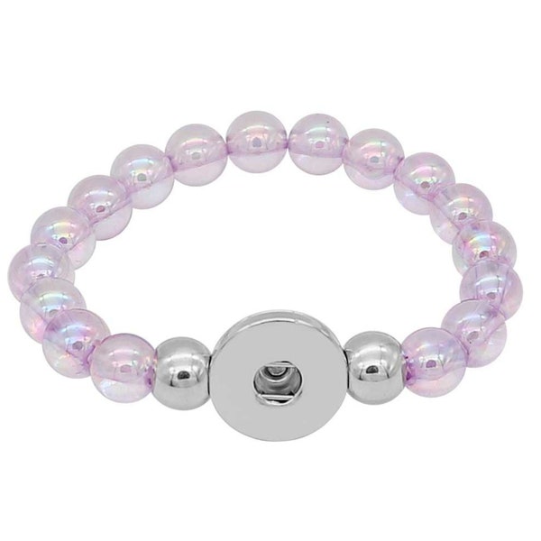 Bracelet bouton pression, bracelet pression, breloques bouton pression, breloques pression, bijoux pression 18 mm