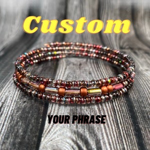 Morse Code Bracelet , Custom