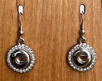 Earring snap base 12mm ,