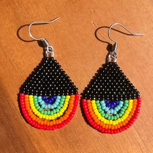 Rainbow earrings