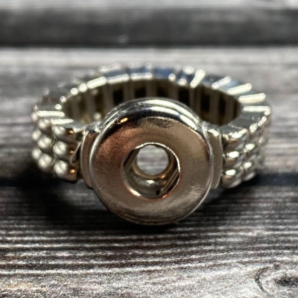Snap Jewelry, Snap button ring 12 mm