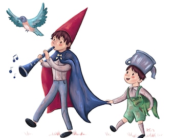 Over the Garden Wall print
