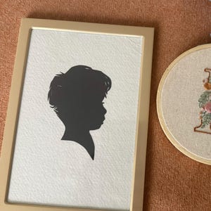 Erbstück handgeschnittenes Silhouette Porträt