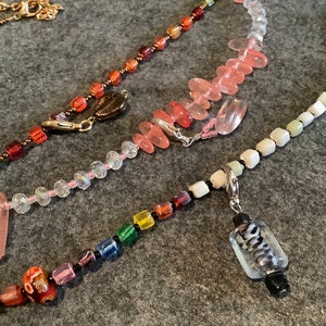 Period Tracker or Fertility Tracker Bracelets and Necklace