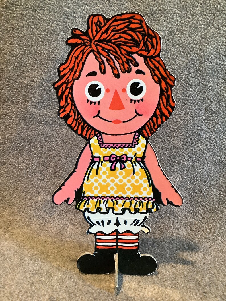 Raggedy Ann Dressup Kit Colorforms Doll Set in Original Box Etsy