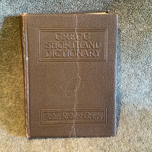 Shorthand Dictionary Etsy