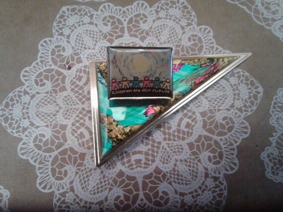 Jon Allen Signed Triangular "Children are our Futu
