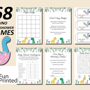 68 Dinosaur Baby Shower Games, Dino Baby Shower, Dinosaur Themed Baby Shower Decorations, Dino Baby Shower