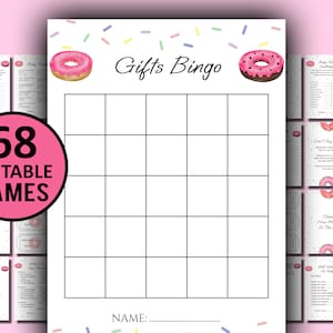 68 Donut Shower Games, Donut Baby Shower, Donut Themed Baby Shower Decorations, Doughnut Baby Shower