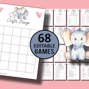 68 Elephant Baby Shower Games, Elephant Baby Shower, Elephant Themed Baby Shower Decorations, Elephant Baby Shower