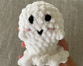 Ghost plushie|boo basket gift|Halloween gift|gift for kids|halloween décor|plush toy halloween|crochet animals|Ghost décor|plushie cute