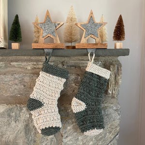 Christmas Stocking-small-Ready to ship|Bobble Stocking|Crochet Christmas|Christmas gifts|Gift for her|unique stocking|Handmade Christmas