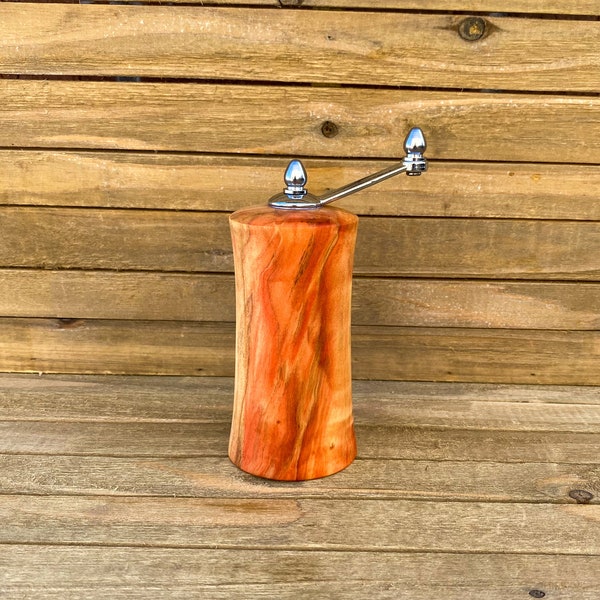 Wooden Pepper Mill Etsy
