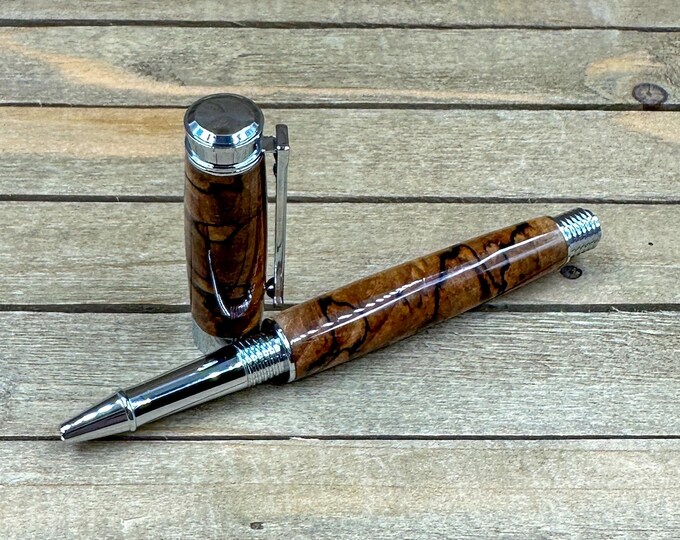 Elegant Walnut Rollerball Pen Set - Premium Wooden Pen With German - View #4