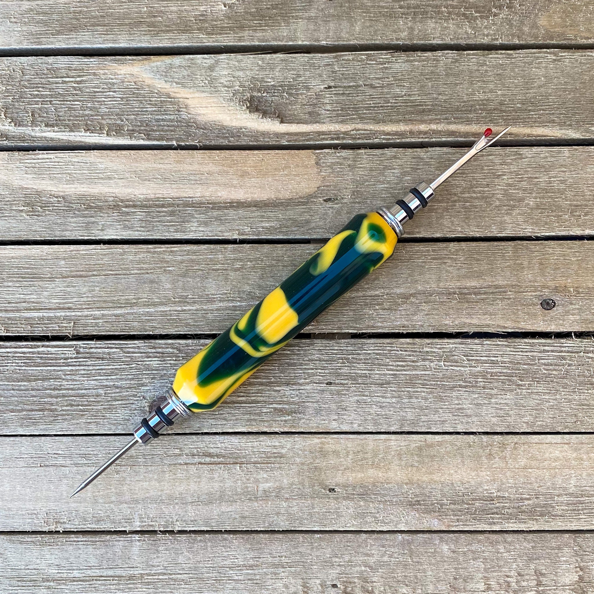 Green and Yellow Large Seam Ripper for Quilters and Sewers Etsy