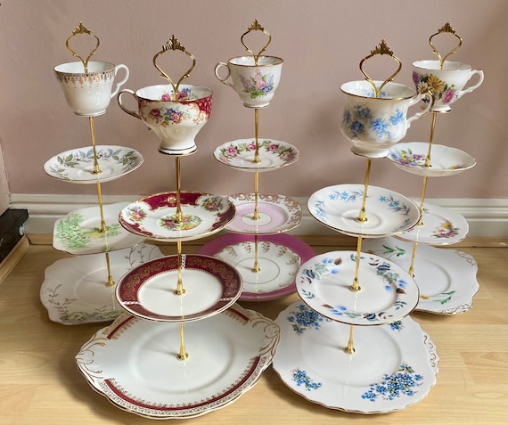 Three Tier Vintage Tiered Cookie Stand Vintage Four Tier Cake Stand