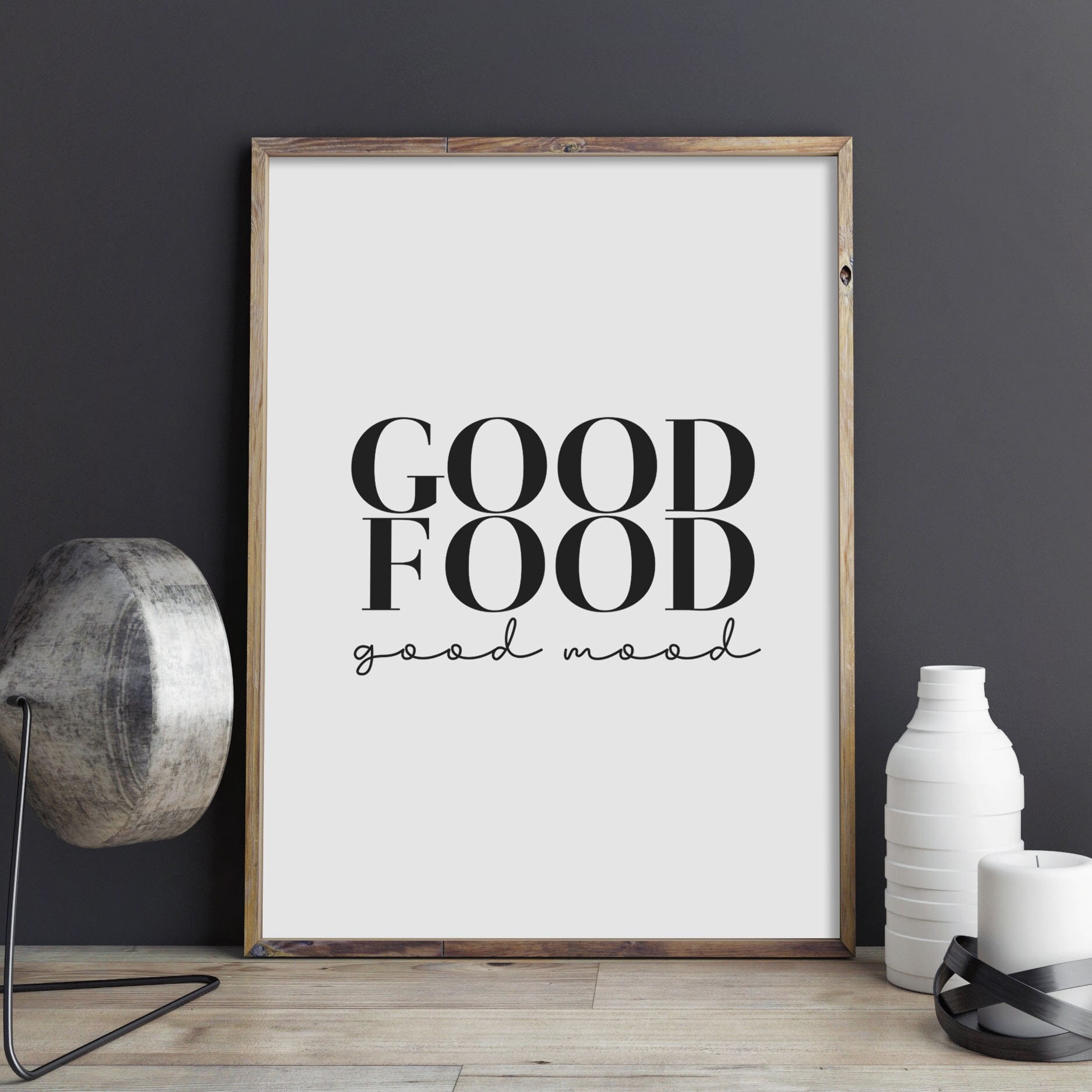 Informationen zum Versandhandel Good Food - Etsy Sign