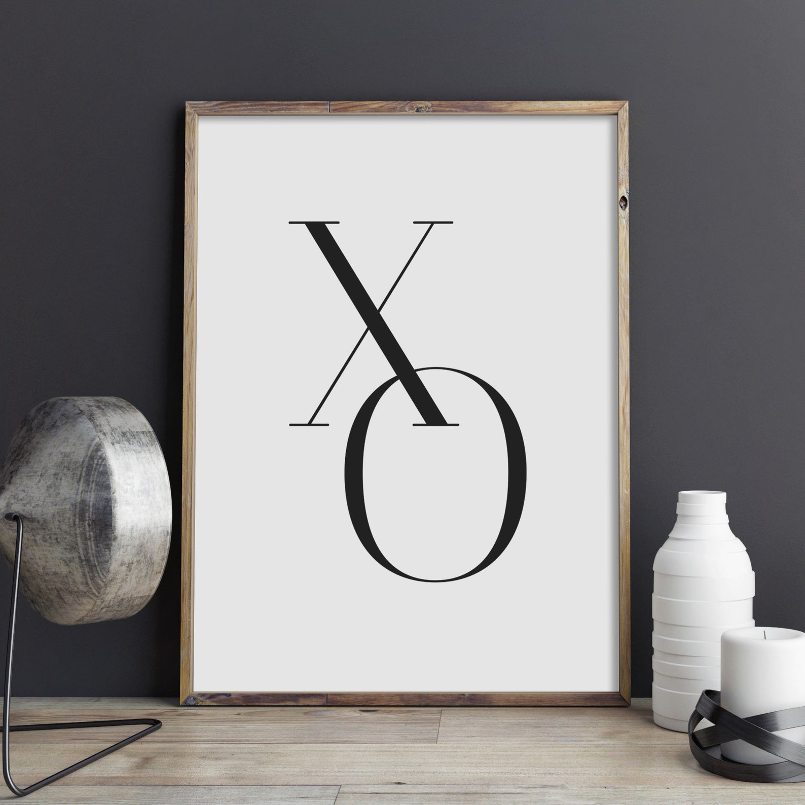 XO Printable Wall Art Modern Bedroom Poster Fashion Wall Etsy