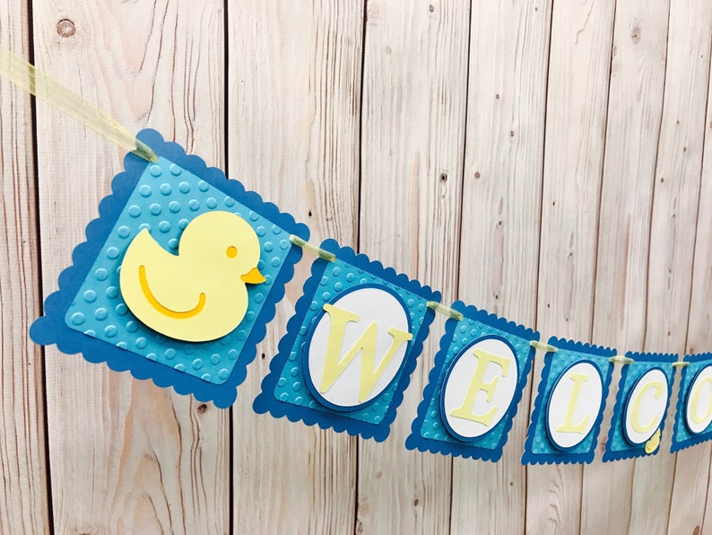 Baby Duck BannerRubber Duck BannerRubber Duck Baby ShowerBaby Shower Banner