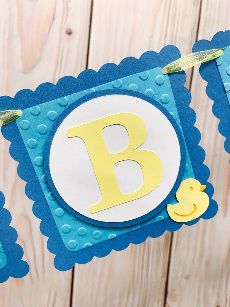 Baby Duck BannerRubber Duck BannerRubber Duck Baby ShowerBaby Shower Banner