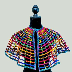 African print ponchos