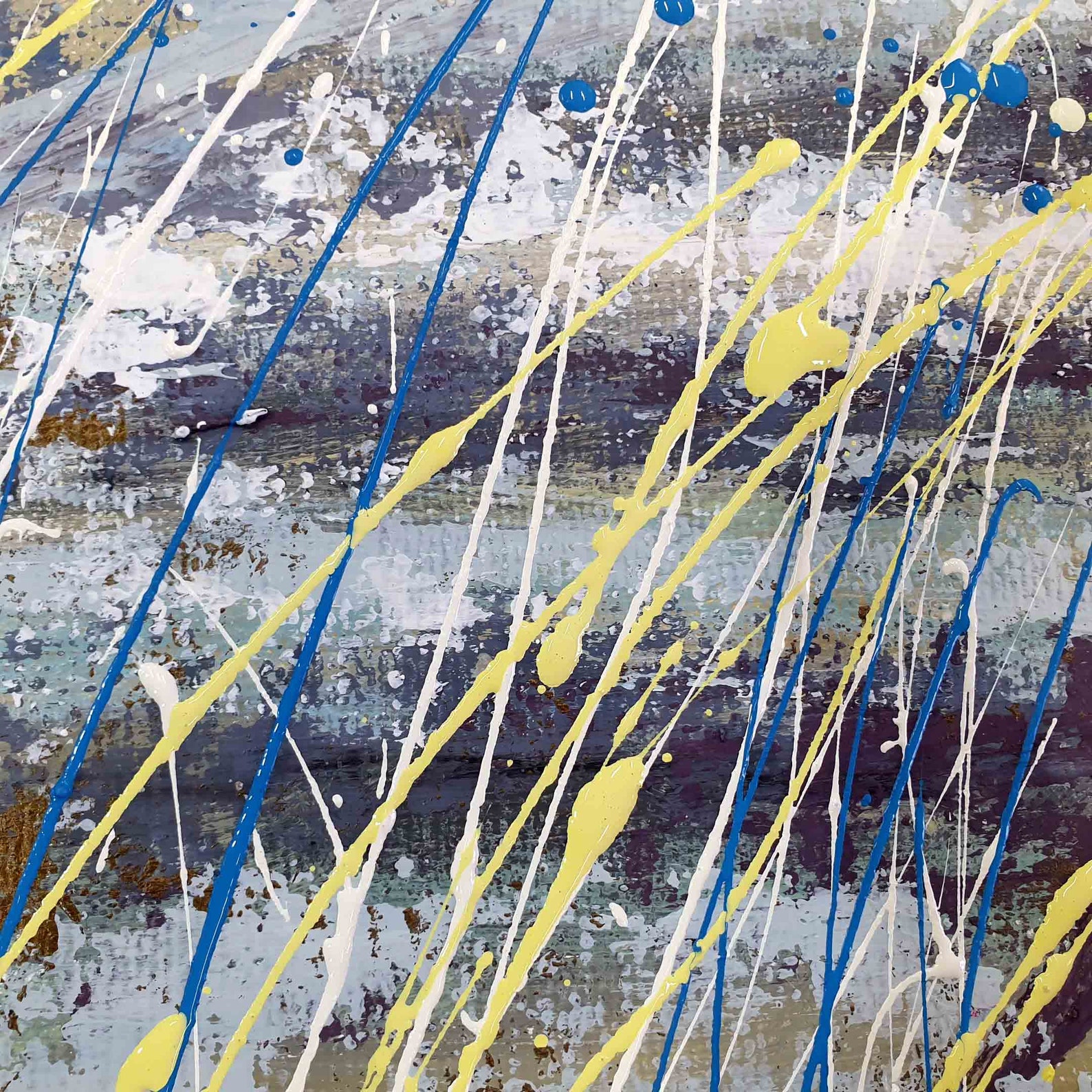 Sea Blue Abstract Beach Wall Art Decor. Modern Minimalist | Etsy