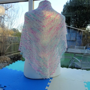 Beautiful Pastel Lace Shawl