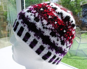 Hand Knitted Fjord Fair Isle Hat
