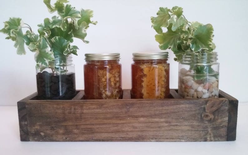 Jar Holder Mason Jar Holder Centerpiece Kitchen Kitchen Etsy
