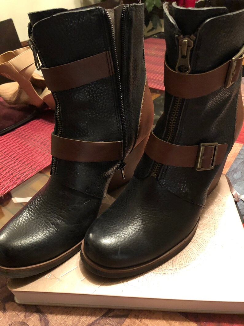 classic leather booties