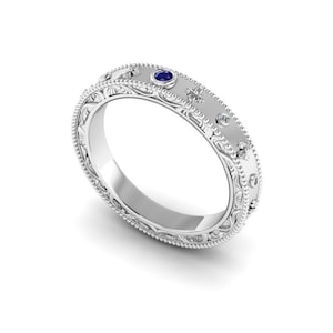 TINY SOPHIE&#39;S HEART : Anime Inspired Engagement Ring | Sapphire & Diamond Wedding Ring | Engagement Ring | Promise Ring | Friendship Ring