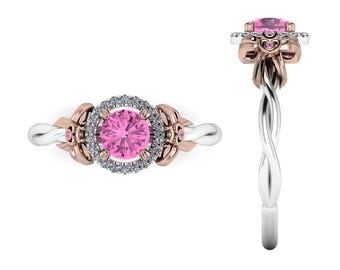 FULL MOON SQUAD : Anime Inspired Engagement Ring | Choose Your Gemstone | Engagement Ring | Promise Ring | Friendship Ring | Moon Ring