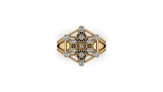 LIKGREAT Zegel van 7 aartsengelen, ring metatron, kubus, ringen