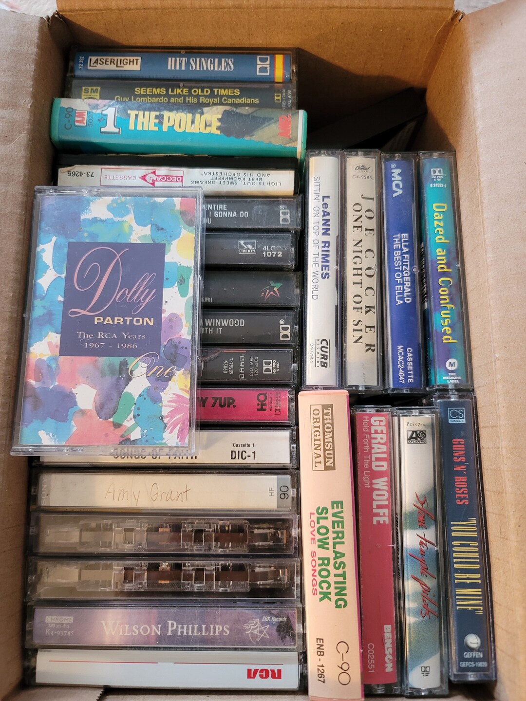 50 Assorted Vintage Cassette Tapes Etsy