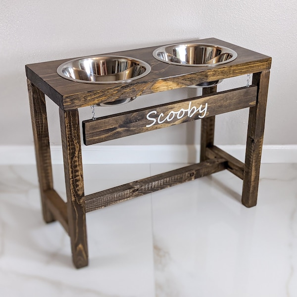 Rustic Dog Bowl Etsy