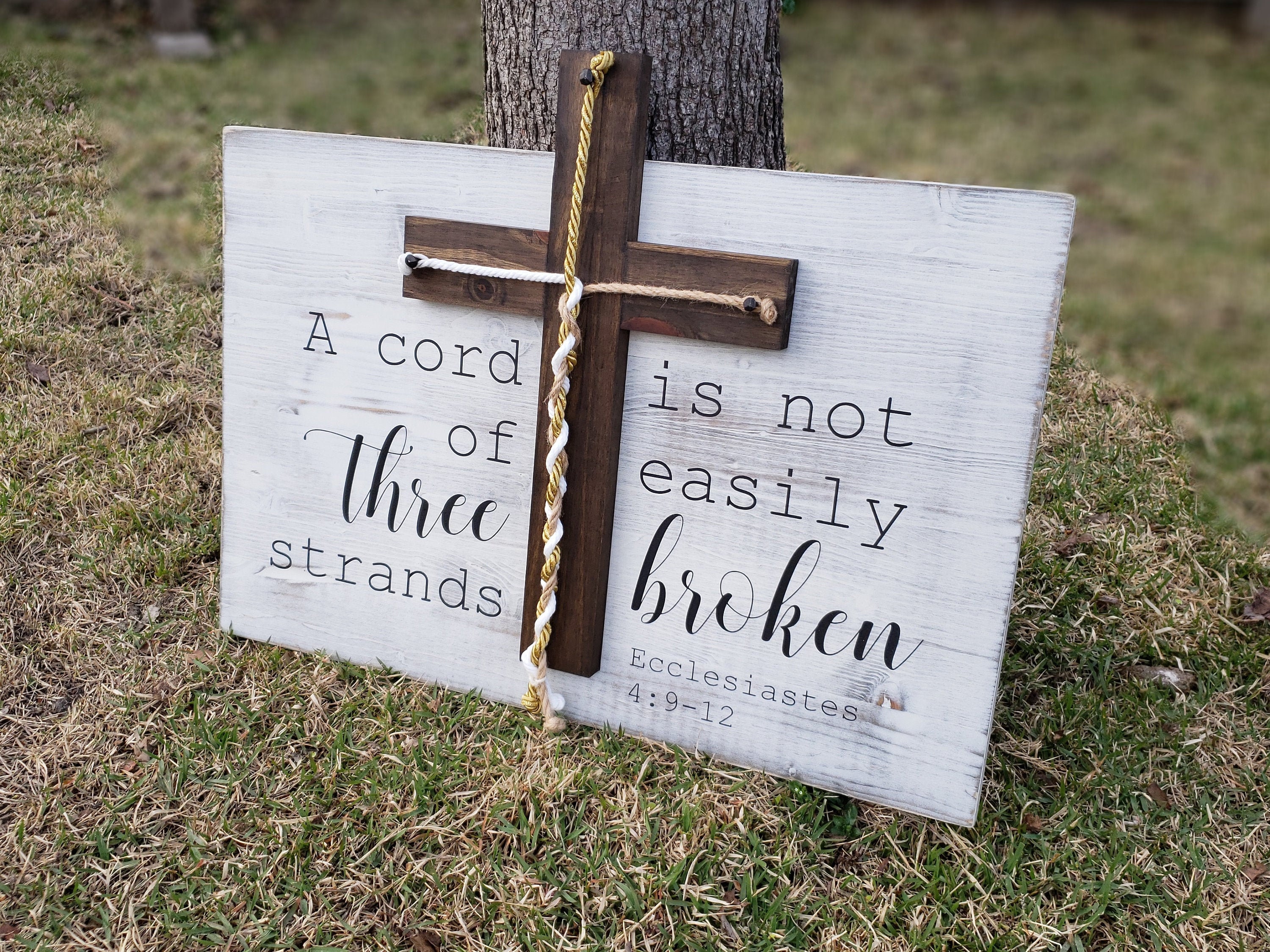 Unity Cords Sign Unity Ceremony, A Cord of Three Strands Sign, A Cord of 3 Strands, Ecc ...